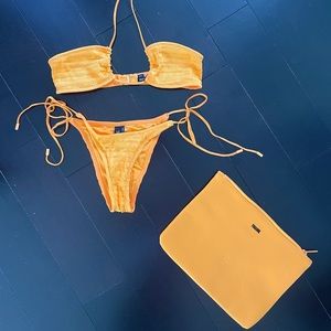 Orange Triangl Bikini